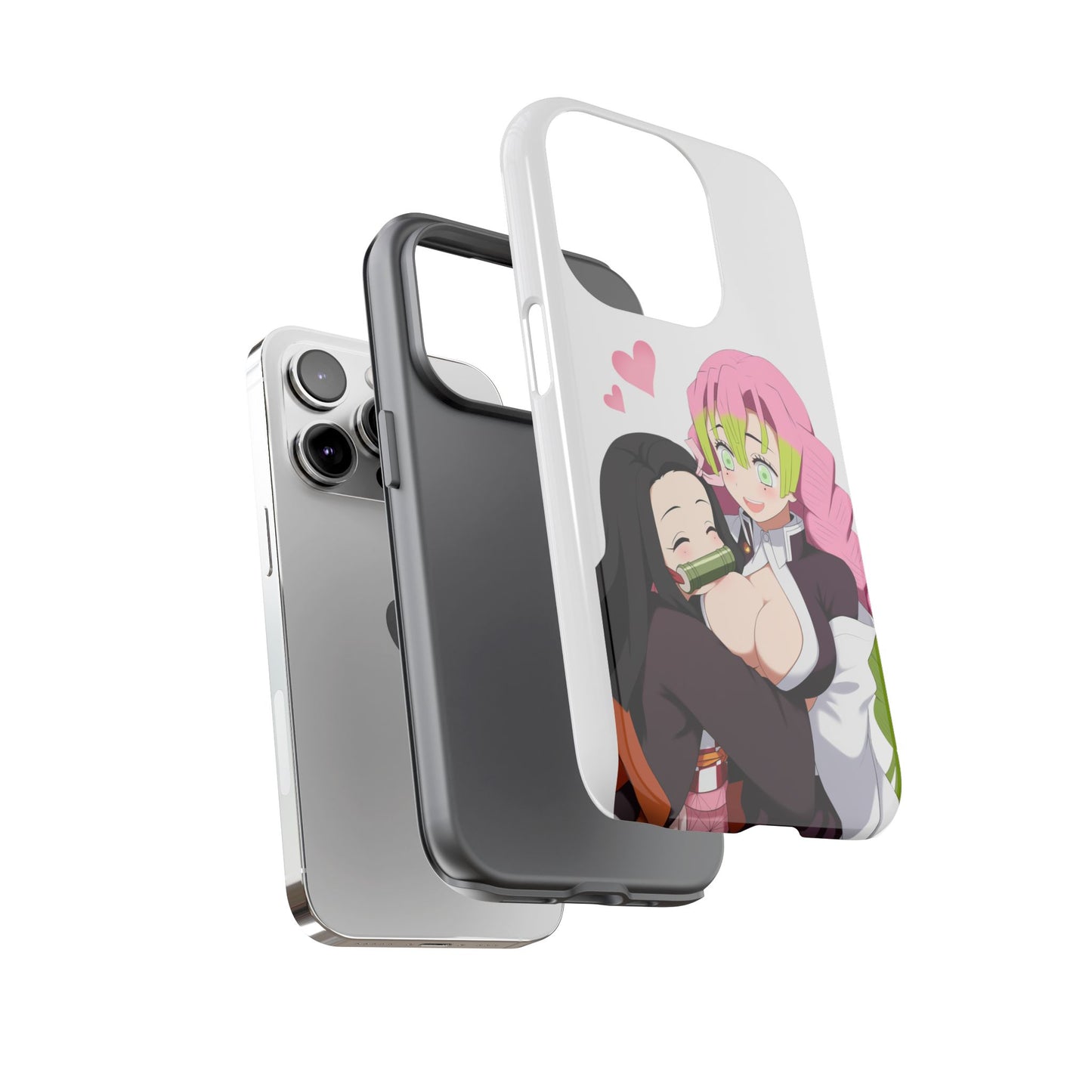 Anime Tough Cases - Nezuko and Mitsuri Demon Slayer Love Design