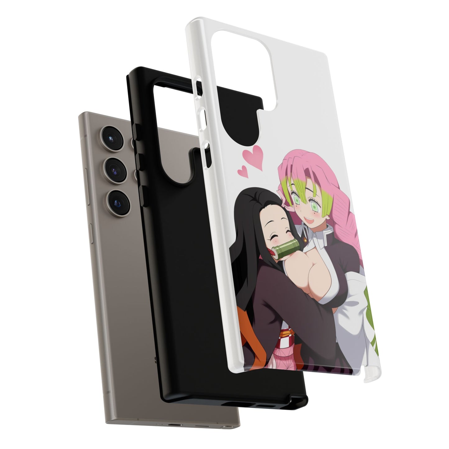 Anime Tough Cases - Nezuko and Mitsuri Demon Slayer Love Design