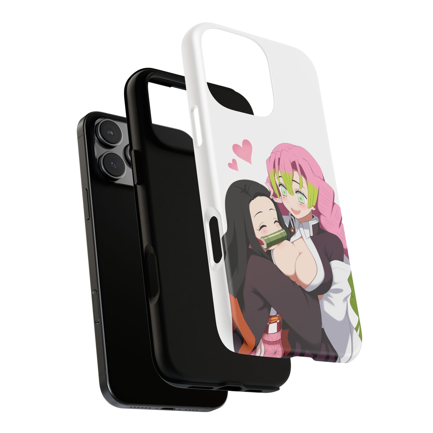 Anime Tough Cases - Nezuko and Mitsuri Demon Slayer Love Design