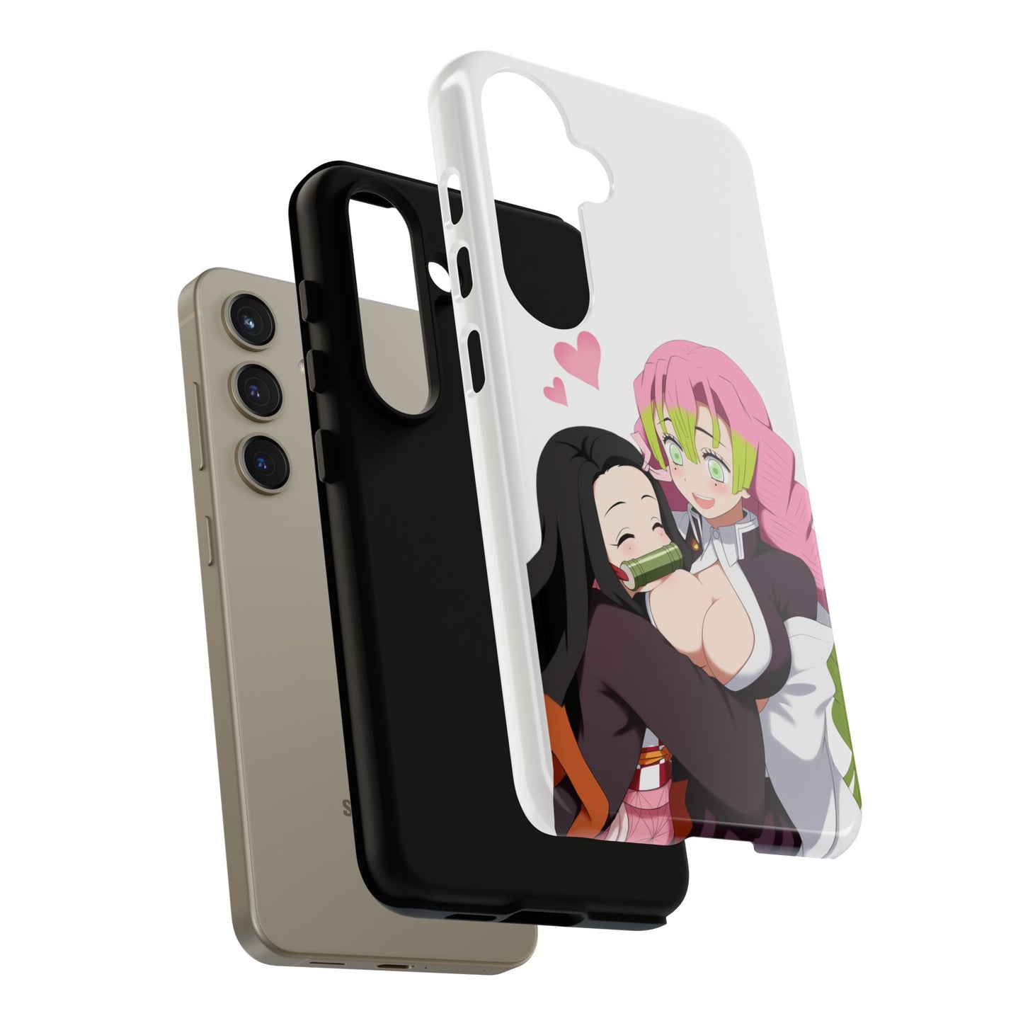 Anime Tough Cases - Nezuko and Mitsuri Demon Slayer Love Design