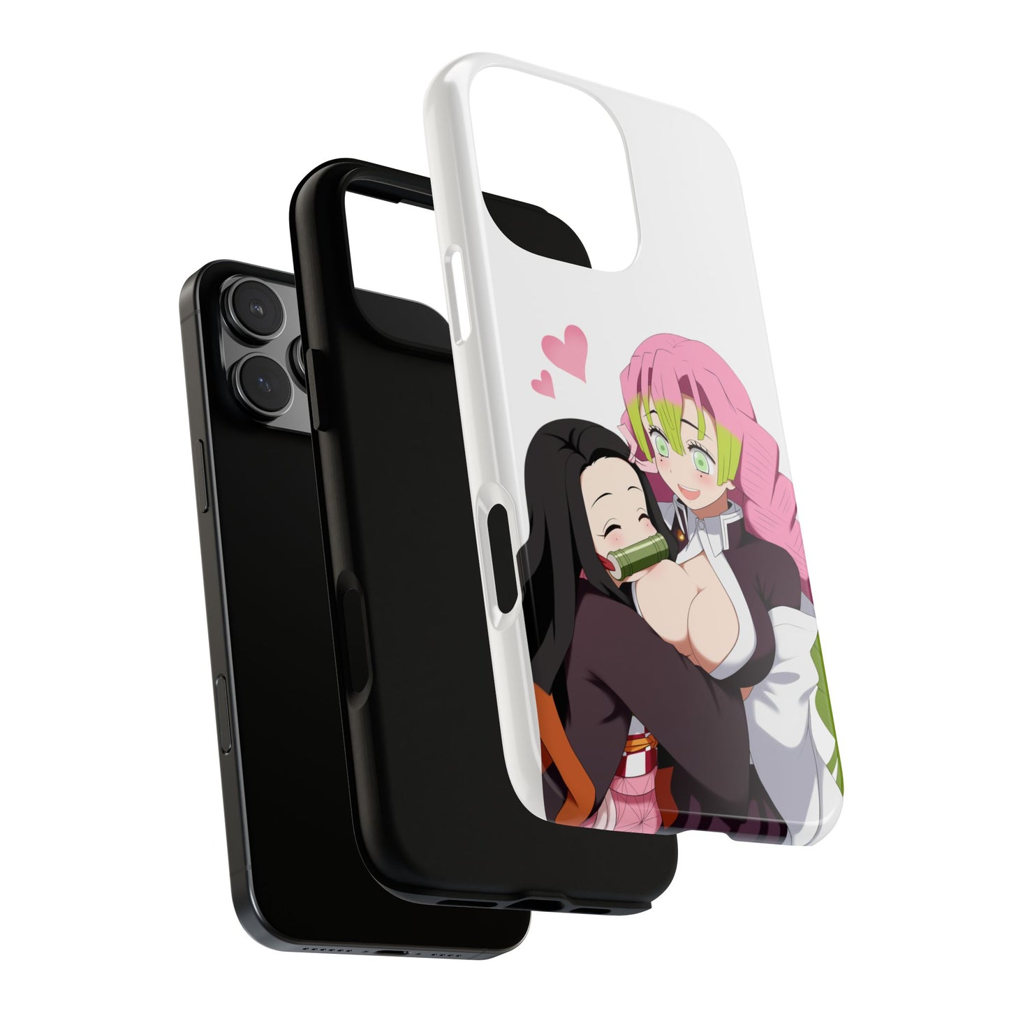 Anime Tough Cases - Nezuko and Mitsuri Demon Slayer Love Design