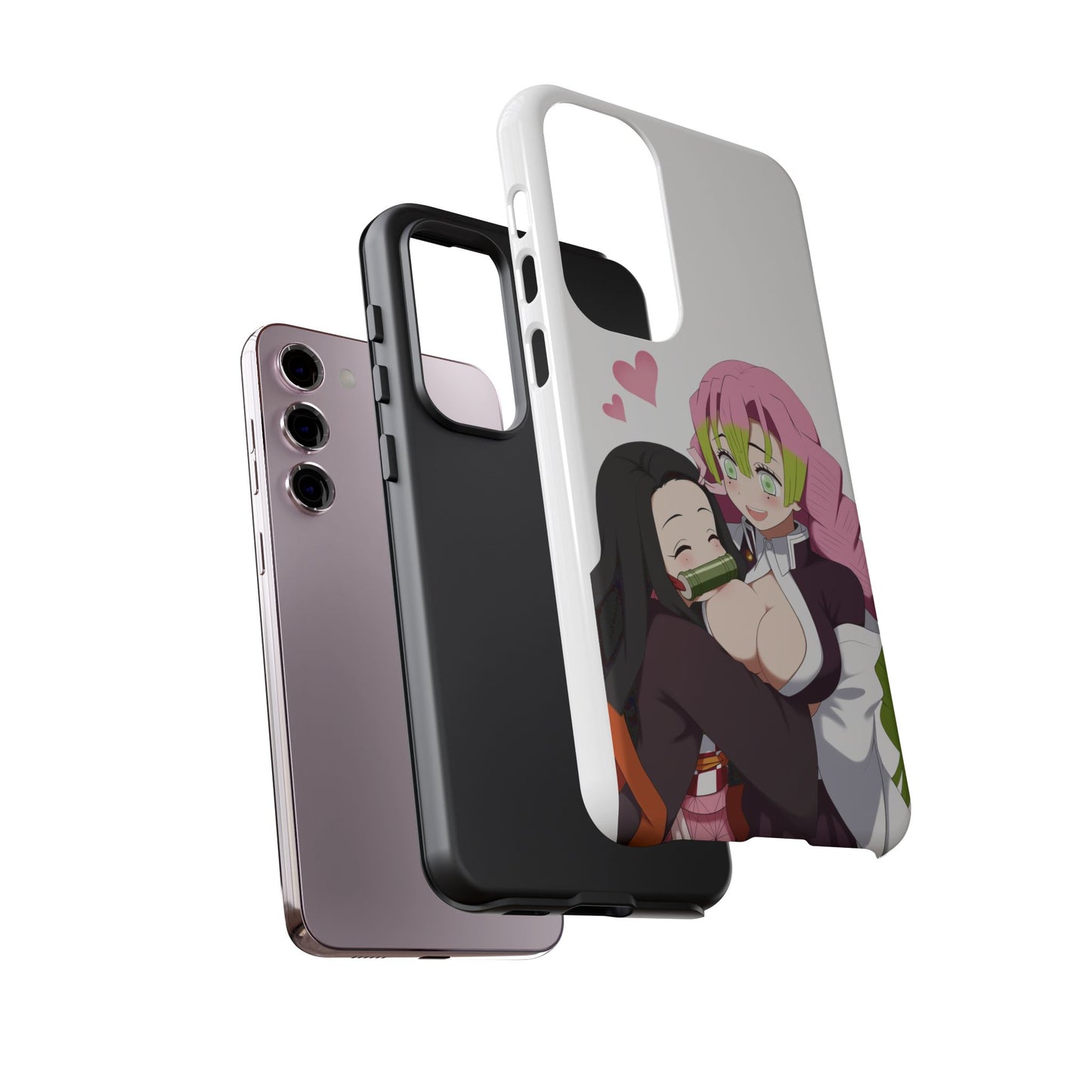 Anime Tough Cases - Nezuko and Mitsuri Demon Slayer Love Design