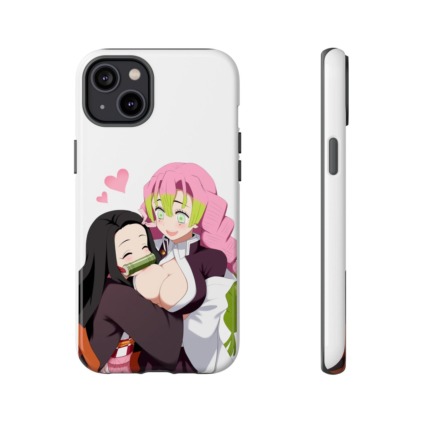 Anime Tough Cases - Nezuko and Mitsuri Demon Slayer Love Design