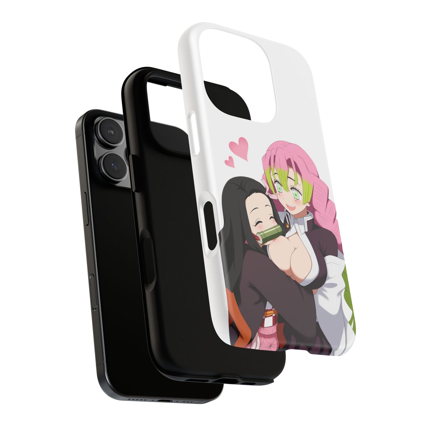 Anime Tough Cases - Nezuko and Mitsuri Demon Slayer Love Design