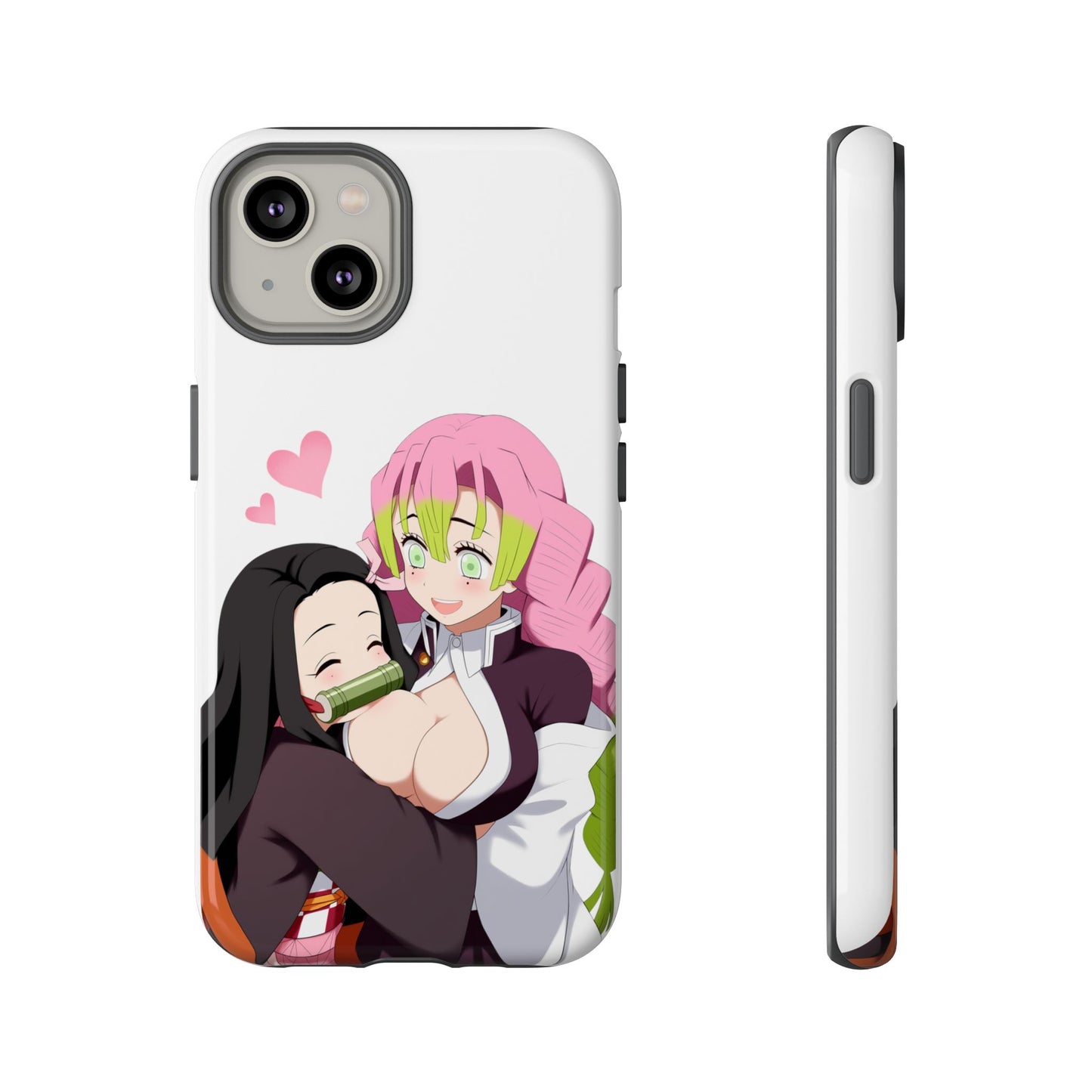 Anime Tough Cases - Nezuko and Mitsuri Demon Slayer Love Design