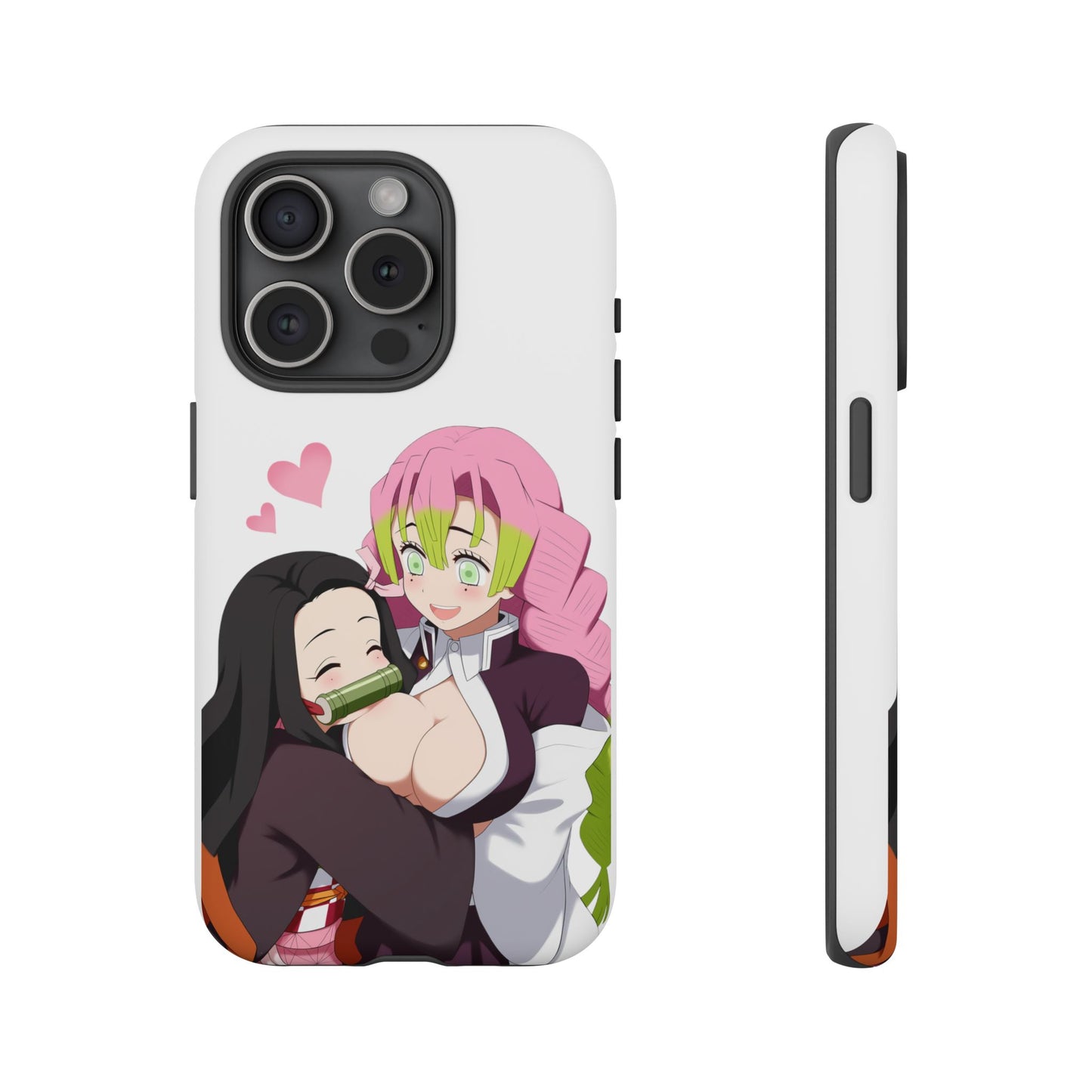 Anime Tough Cases - Nezuko and Mitsuri Demon Slayer Love Design