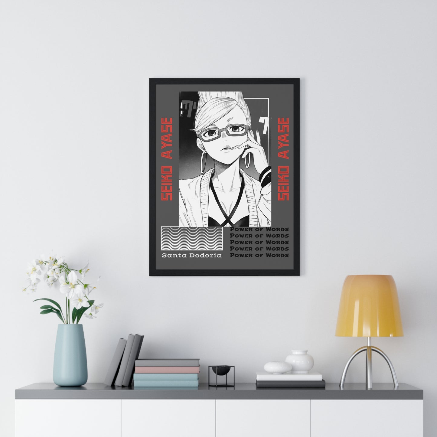 Seiko Ayase from Dandadan, New Waifu Wall Art Print, Home Decor, Gift for Anime Fans, Manga Poster, Anime Vertical Framed Poster,