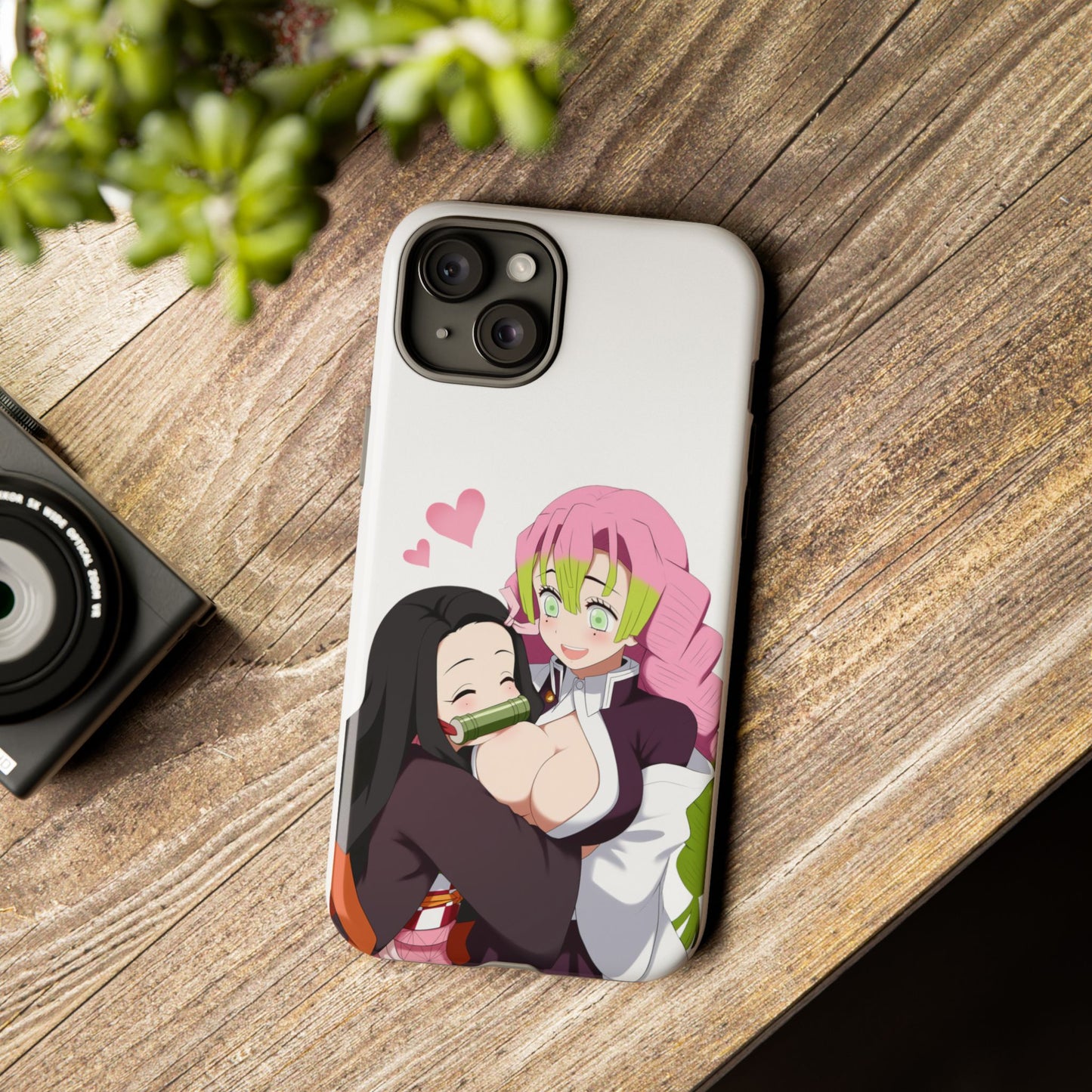 Anime Tough Cases - Nezuko and Mitsuri Demon Slayer Love Design