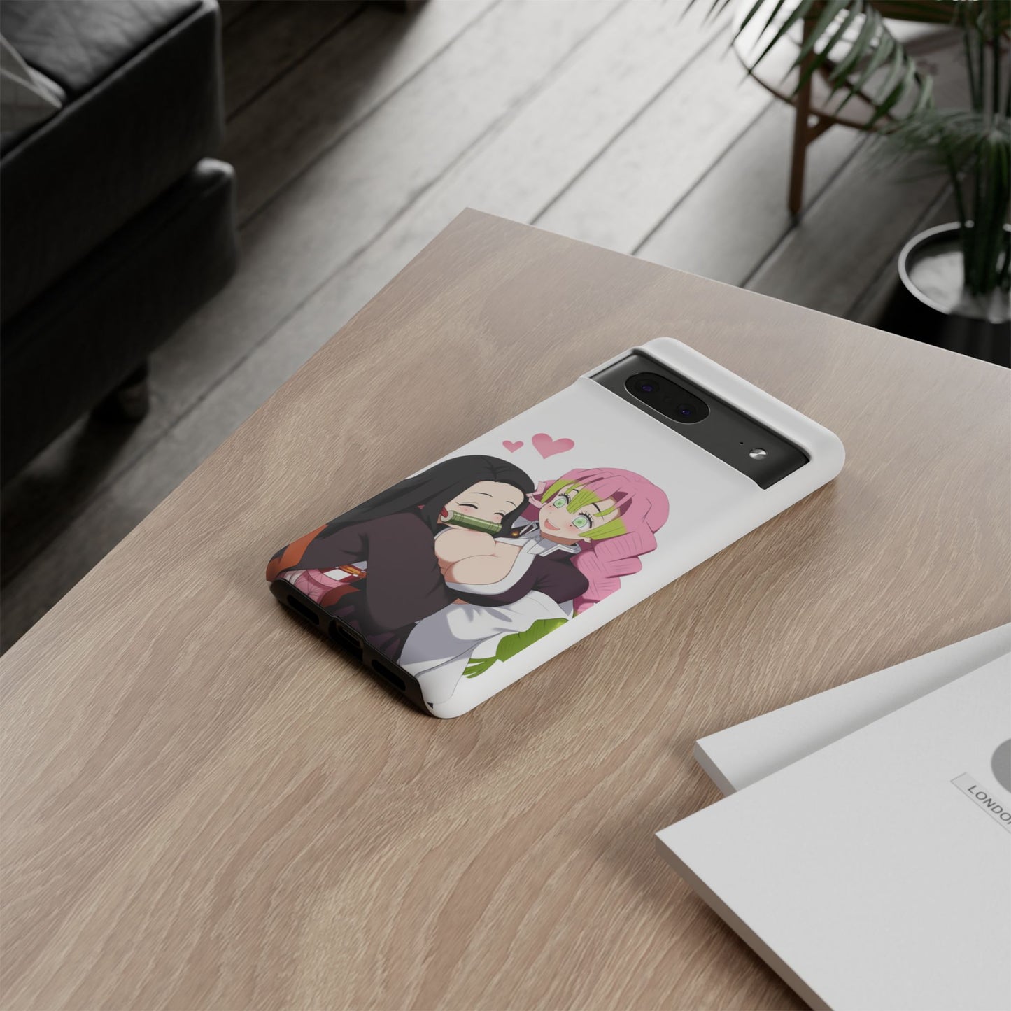 Anime Tough Cases - Nezuko and Mitsuri Demon Slayer Love Design