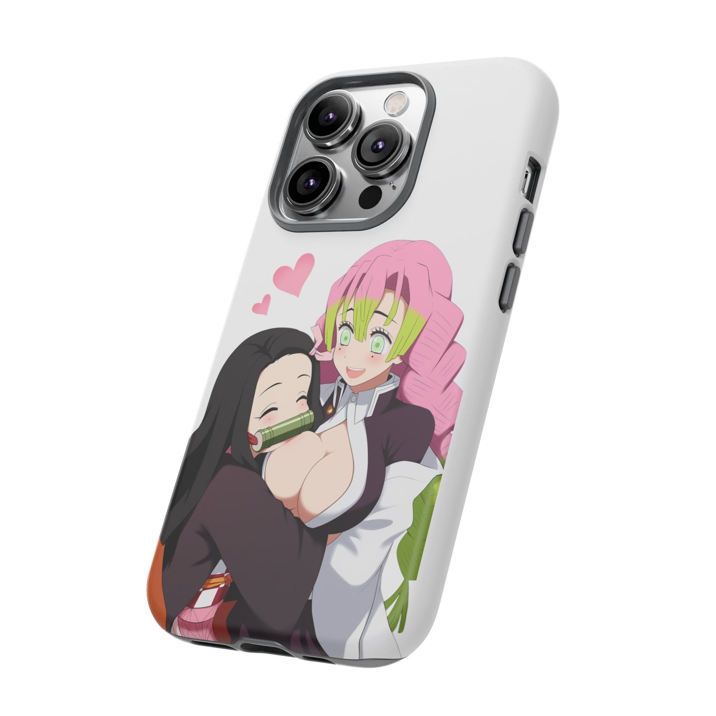 Anime Tough Cases - Nezuko and Mitsuri Demon Slayer Love Design