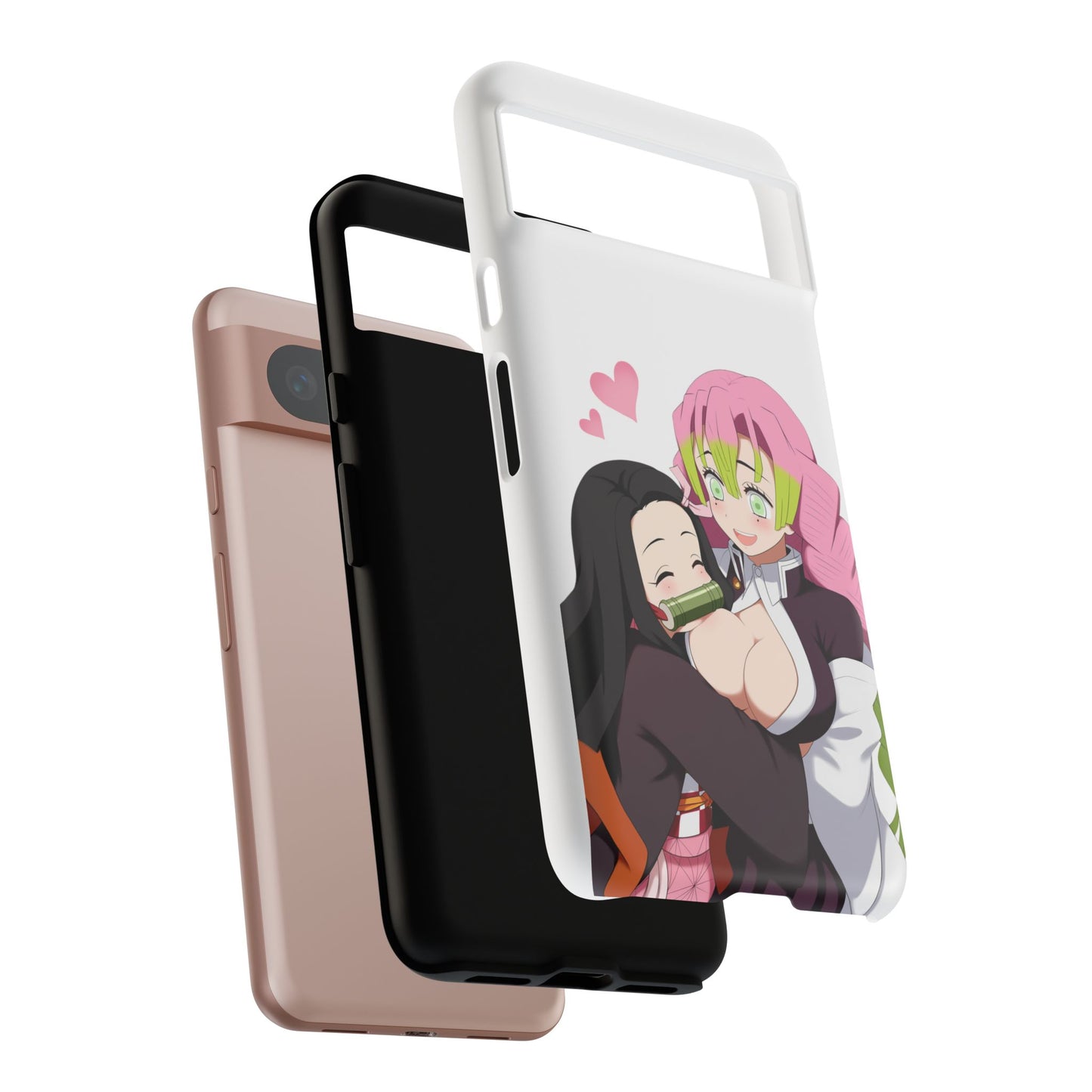 Anime Tough Cases - Nezuko and Mitsuri Demon Slayer Love Design