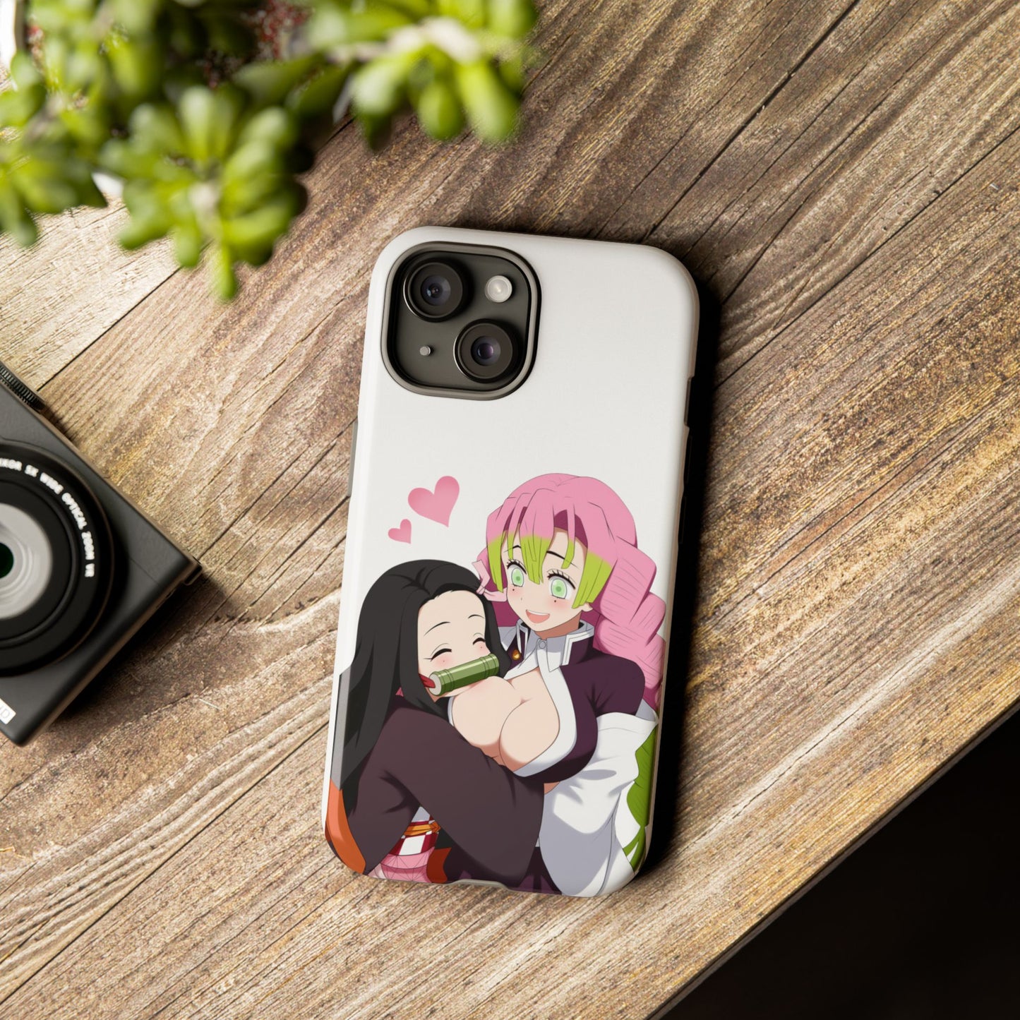 Anime Tough Cases - Nezuko and Mitsuri Demon Slayer Love Design