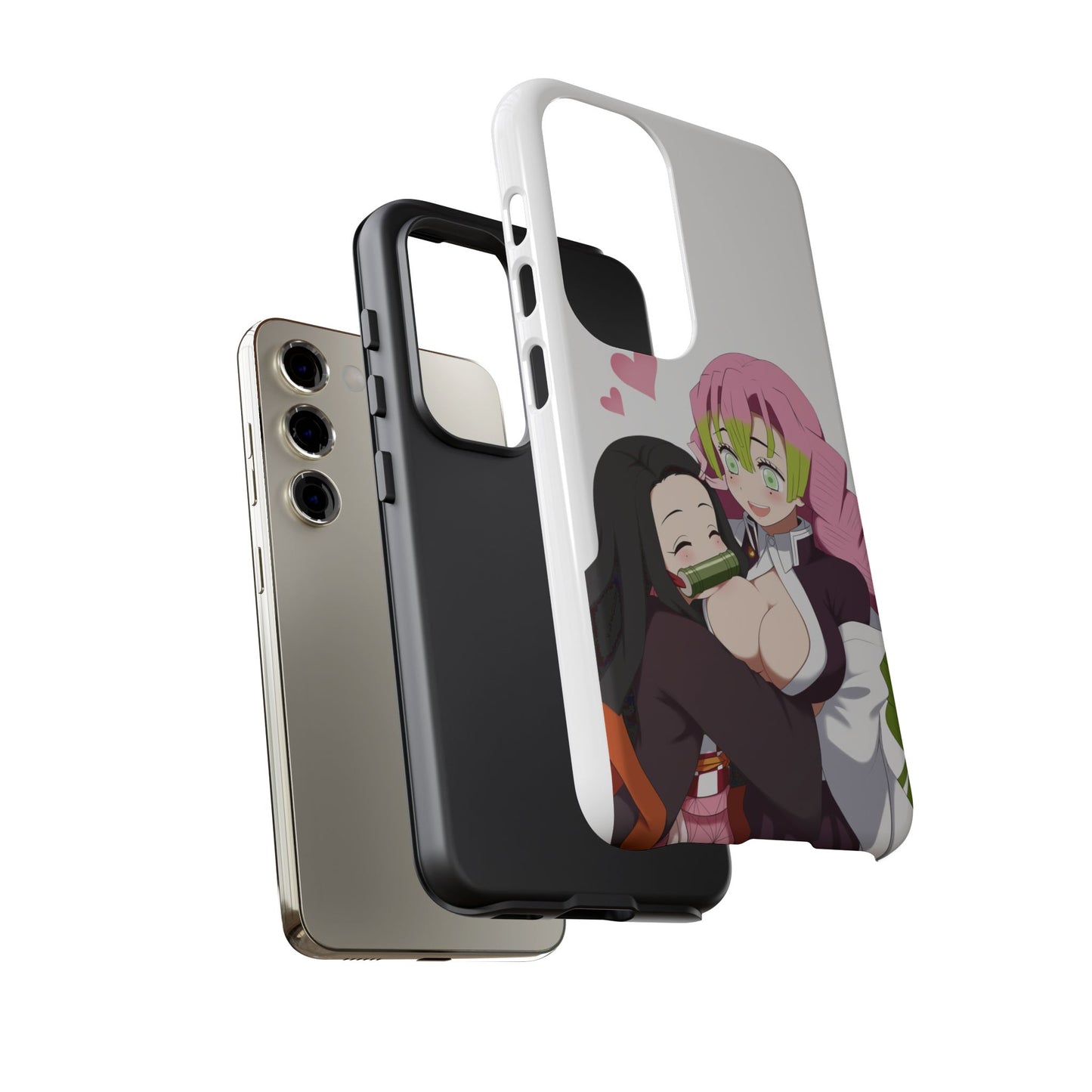 Anime Tough Cases - Nezuko and Mitsuri Demon Slayer Love Design