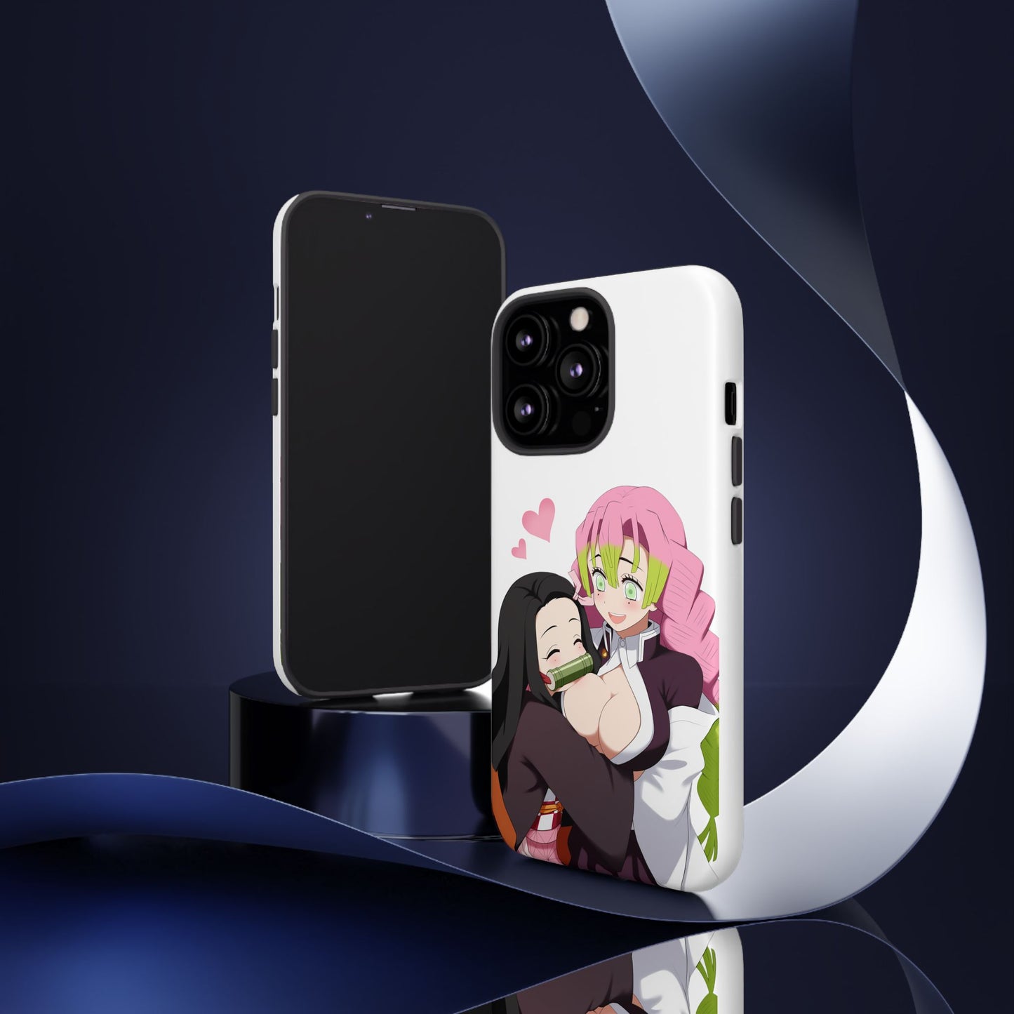 Anime Tough Cases - Nezuko and Mitsuri Demon Slayer Love Design