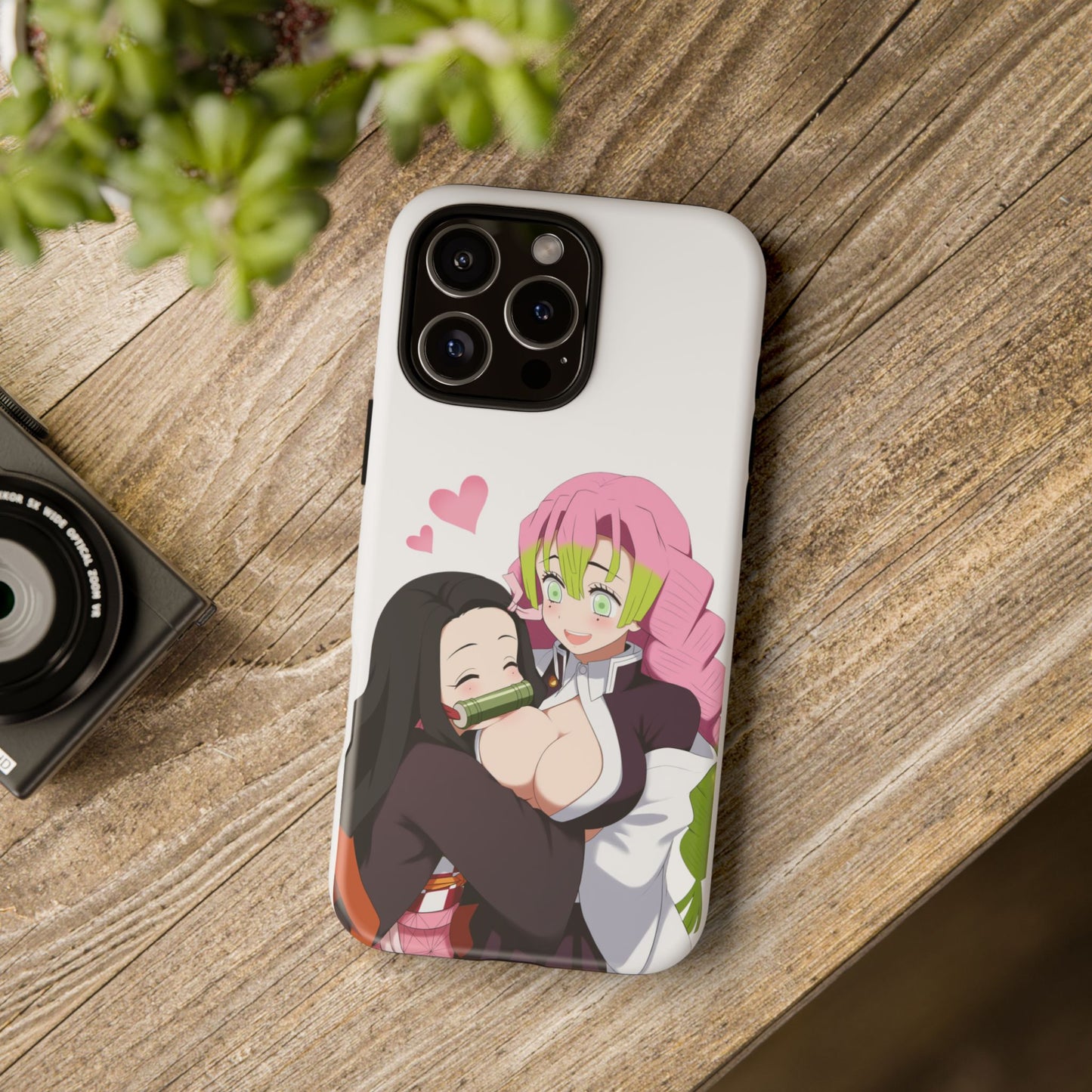 Anime Tough Cases - Nezuko and Mitsuri Demon Slayer Love Design