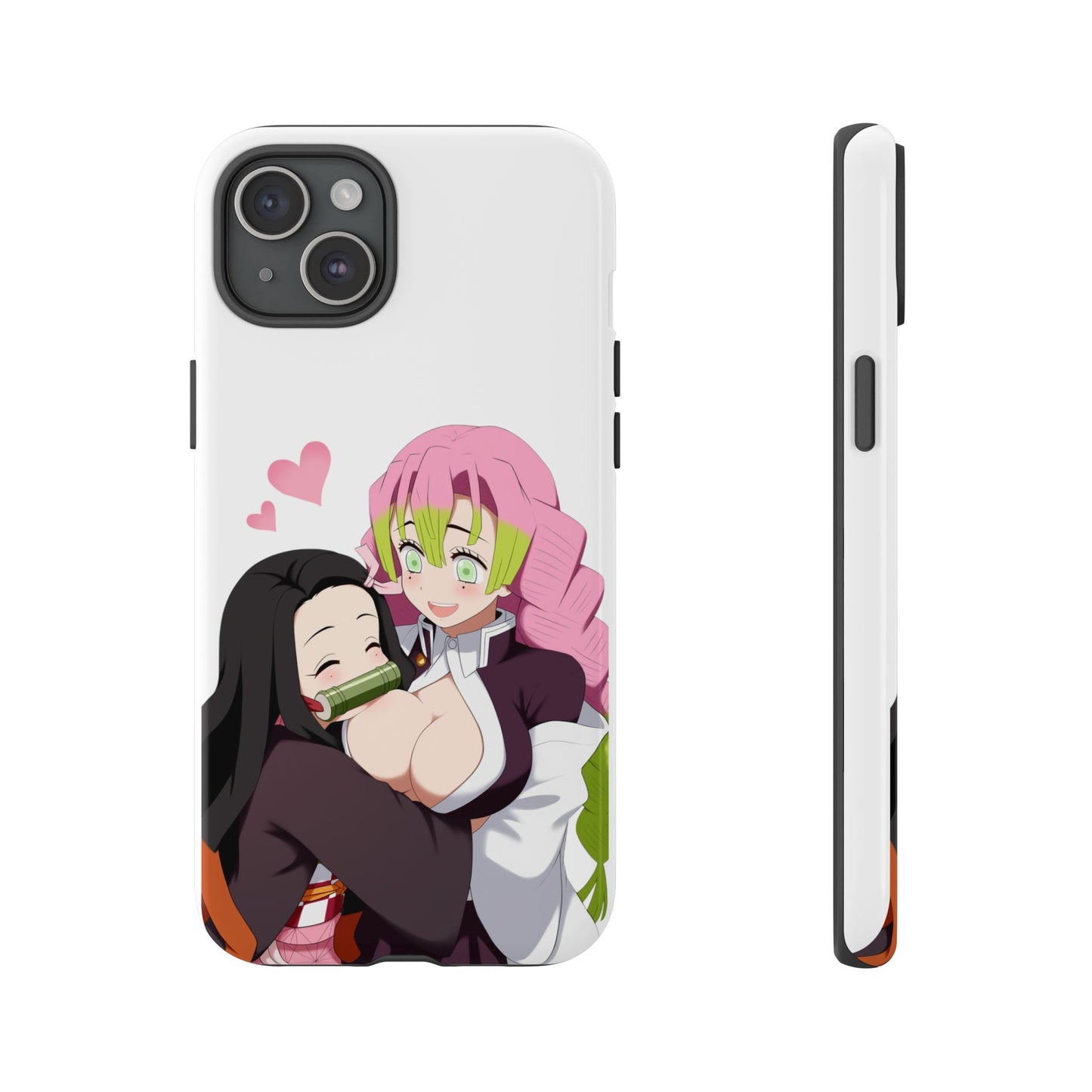 Anime Tough Cases - Nezuko and Mitsuri Demon Slayer Love Design