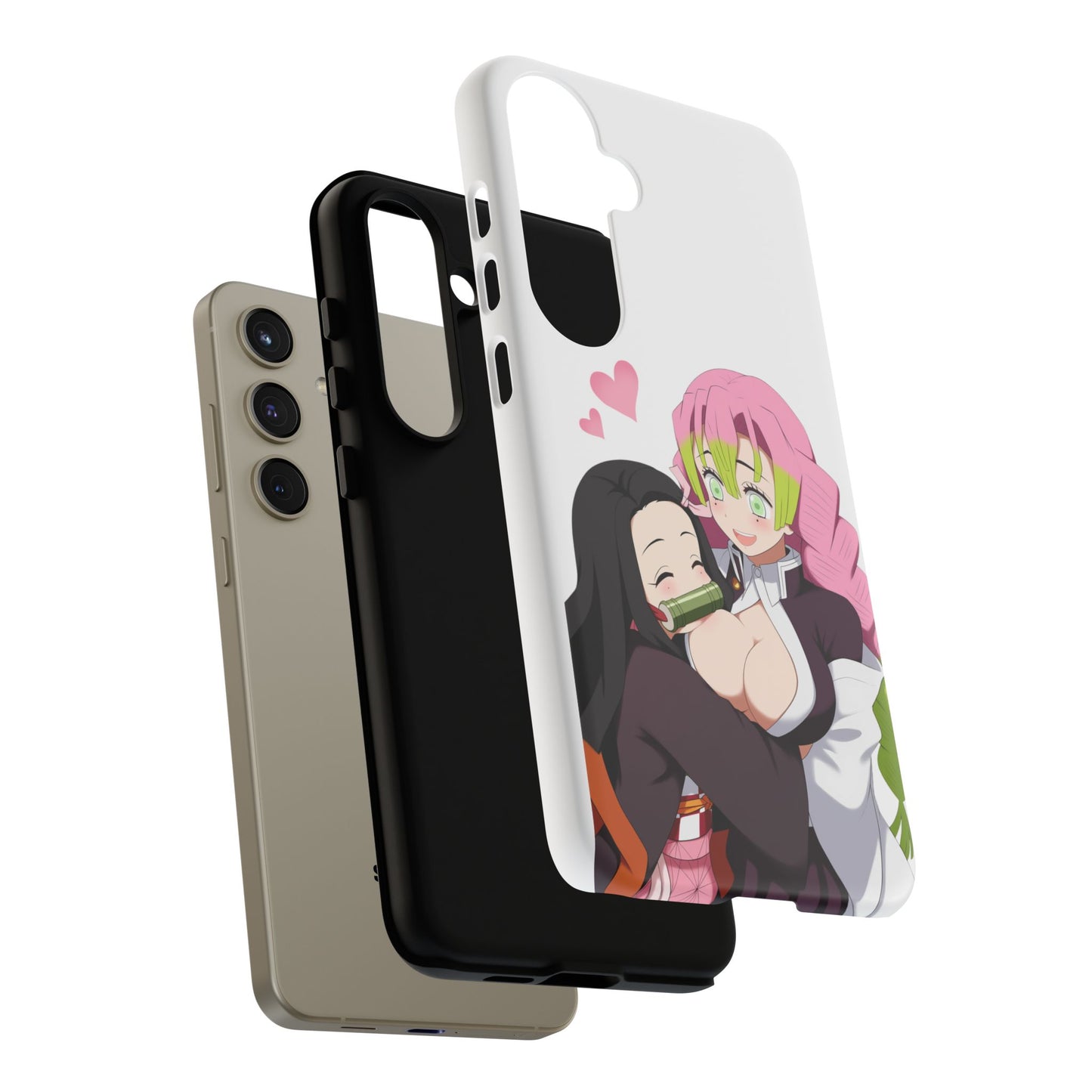 Anime Tough Cases - Nezuko and Mitsuri Demon Slayer Love Design