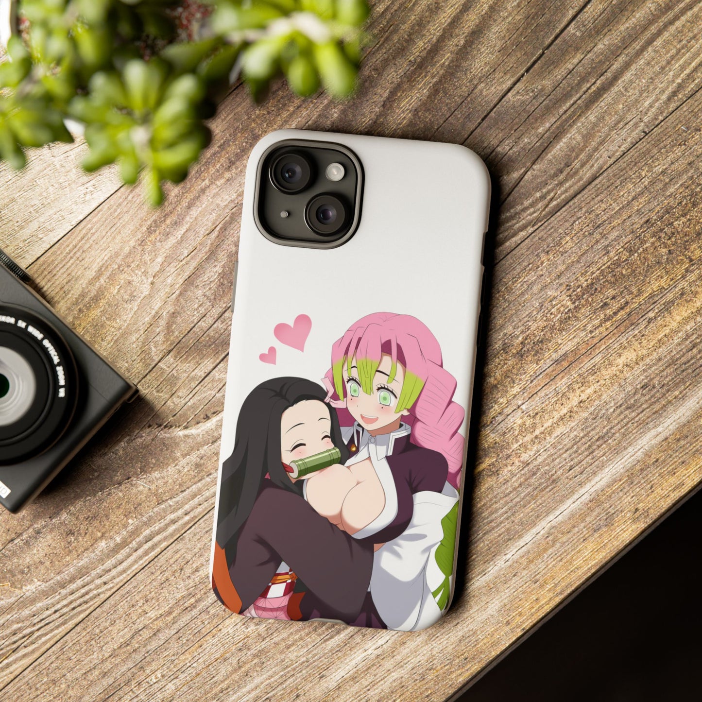 Anime Tough Cases - Nezuko and Mitsuri Demon Slayer Love Design